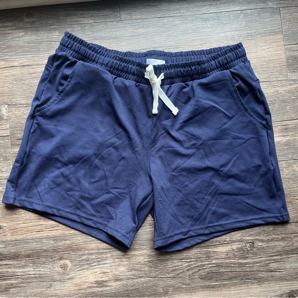 Hiskywin Navy Shorts